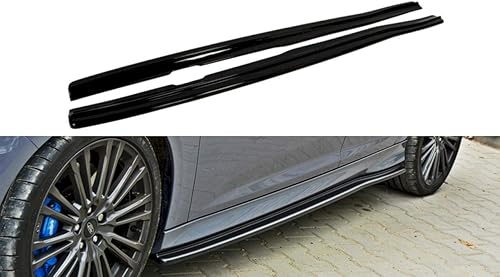 Maxton Design Diffuseur de jupe latérale compatible avec Ford Focus MK3 RS/MK3 ST - Poukt