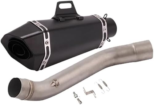 Echappement Silencieux Moto Tuyau pour Z750 2004-2008 Pot D'échappement De Moto 51mm Silencieux sans Lacet Moyen Lien Tuyau Silencieux Silencieux D'échappement Silencieux - Poukt