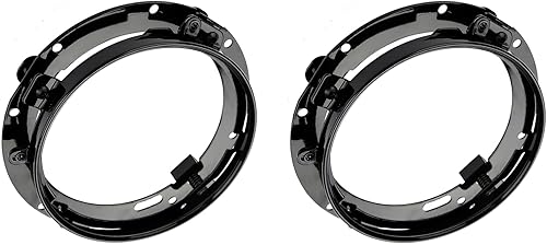 Support de Montage de Phare de Voiture, 2 Pièces Support de Phare de Voiture de 7 Pouces Support de Montage Rond de Phare en Alliage D'aluminium pour - Poukt