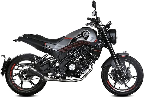 mivv ligne complete homologue catalyse x-m1 acier noir compatible avec benelli leoncino 125 2023 2024 mototopgun - Poukt