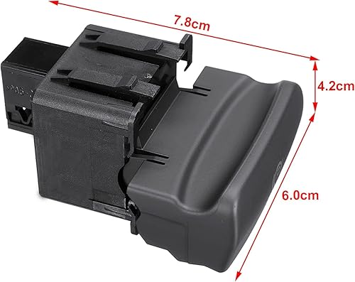 ZEALfix Bouton Commande de Frein a Main 3008 5008 Interrupteur électronique de Frein 470706 pour C4 Picasso DS4 470703 Noir Brillant - Poukt