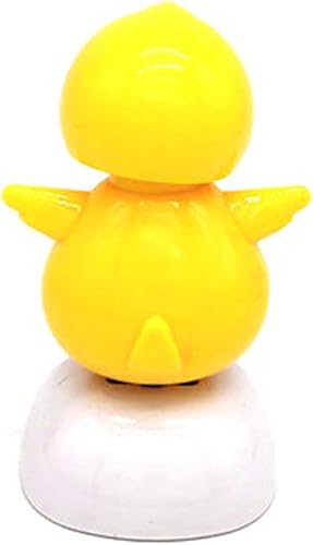 Poulet dansant solaire pour fenêtre,poussin dansant solaire,Jouets de danse solaires | Jouets de danse à énergie solaire, figurines d'ornements de poussin de dessin animé, tête de Bobble pour tableau - Poukt