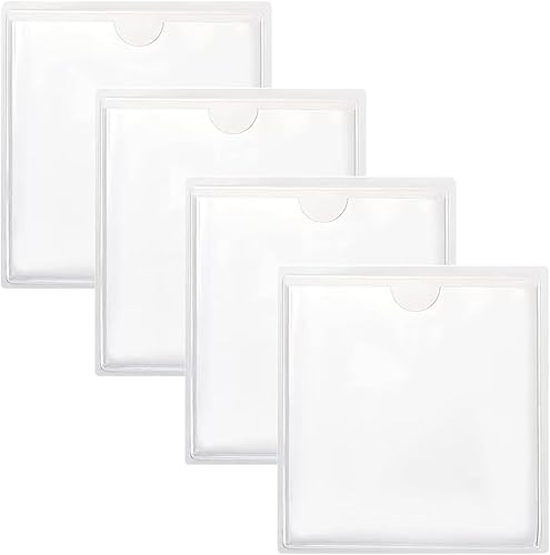 Voiture De Pare-brise Transparent - Manche De Badge Adhésive, Poche De L'étiquette De Fenêtre | Porte-présentoir En Plastique Transparent Pour Les Permis De Stationnement, Couverture D'autocollante De - Poukt