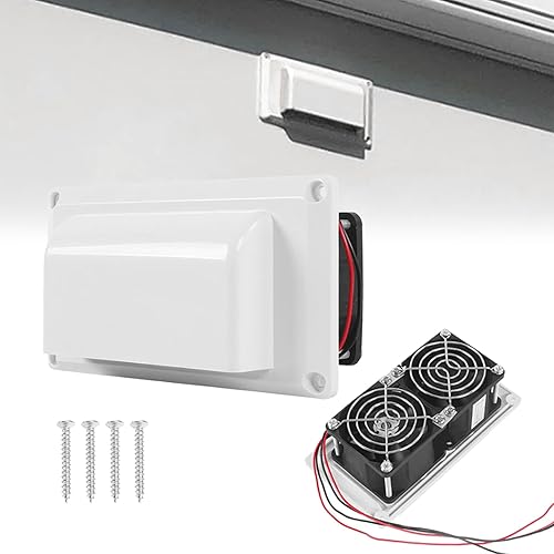 Ventilateur D'extraction, Ventilateur Latéral RV 12 V 25 W, Grille De Ventilation Intérieure, Ensemble De Ventilateurs D'extraction Avec Vis De Montage, Caravane, Camping-Car, Remorque, Accessoires - Poukt