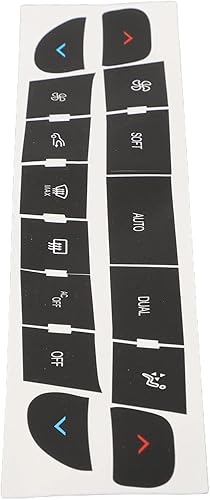 LVDLRAJJ intérieur de Voiture Compatible avec Scenic III, Autocollants De Réparation De Bouton De Climatisation Pièces Automobiles - Poukt