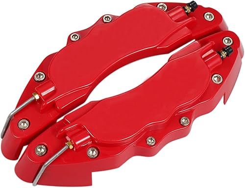 Linsition 2 caches d'étrier Frein Avant et arrière, kit Universel pour décoration moyeu Roue - Poukt
