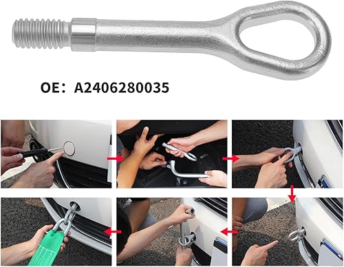 OTOTEC 1 attelage de remorque compatible avec Mercedes Sprinter 906 907, compatible avec Volkswagen Crafter 2E A2406280035 4416648 4500594 504025460 - Poukt