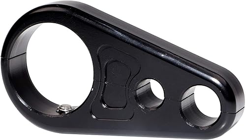 Bid4ze Paire de pinces de serrage pour câble d'embrayage et guidon de Harley - 25 mm - Cadre chromé - Universel - Poukt