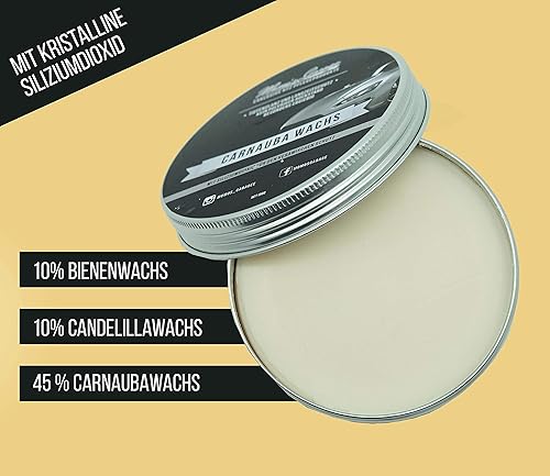 Momo's Garage ® Cire de Carnauba + Cire avec revêtement SiO2 Protection Haut de Gamme avec Effet perlé extrême en kit – Cire Auto – Nano revêtement - Car Wax - Poukt