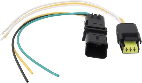 OTOTEC Lot de 2 Connecteurs 3 Broches Précâblés 211PC032S0049 + 211PL032S0049 pour Capteur de Voiture - Poukt