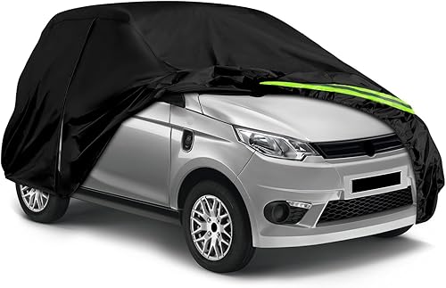 Couverture de Voiture Remplacement pour Aixam City 2007-2025, Bâche Voiture Garage Complet étanche Garage Complet Bandes Réfléchissantes, Housse Bache Voiture Protection Anti-UV - Poukt