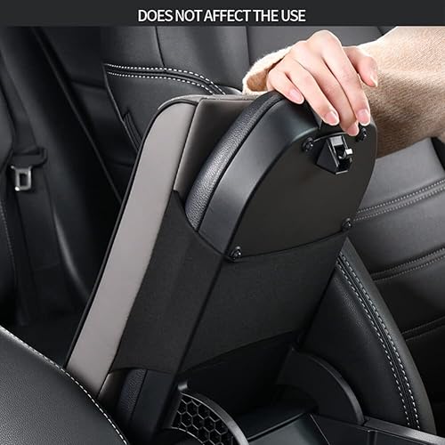 iSpchen Coussin D'accoudoir De Voiture,Couvertures De Console Centrale En Cuir Couvre-accoudoirs En Mousse à Mémoire Protecteur D'accoudoir De Voiture Étanche Housses De Boîte Accoudoir Anti-rayures - Poukt