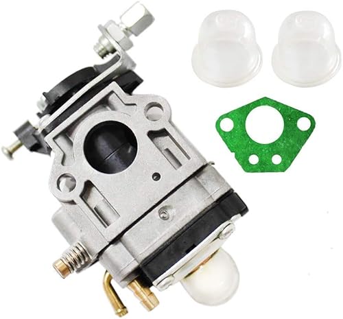 Poweka Carburateur pour Débroussailleuse Multifonctions 5en1 43cc 47cc 49cc 50cc 52cc avec ampoule d'apprêt + joint - Poukt