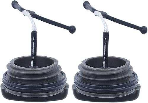 Gubeter Kit de bouchon de réservoir de gazole, pour Husqvarna 435 435E 440 440E 445 445E 450 450E Pièces de tronçonneuse, 544111203, 544111201 - Poukt