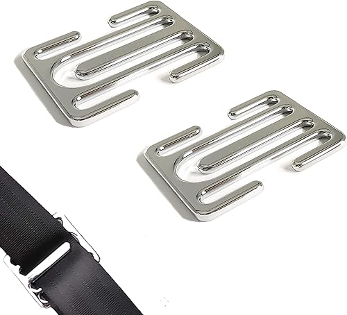 LIANCHEN 2 PCS Universelle Clips de Réglage de la Ceinture de Sécurité Ceinture de Sécurité Clip Ajusteurs De Ceinture De Sécurité en Métal Anti-étranglement du cou Convient à Tous les Modèles - Poukt