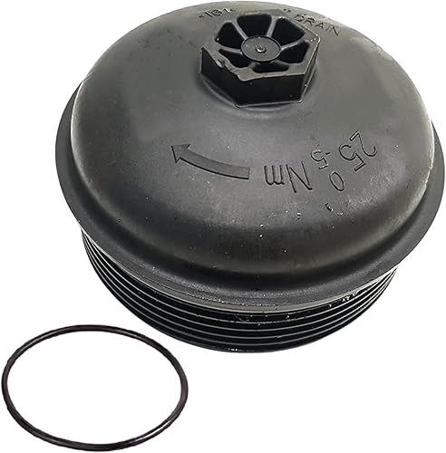 Partsline Couvercle de Filtre Huile équivalent à 152082327R 1520800Q1E A2811800010 MQ004801 A2811800010 - Poukt