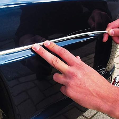 AUTO-STYLE Liste de Chromé universel - auto-adhésif - Largeur 6mm / Longueur 8 meter - Poukt