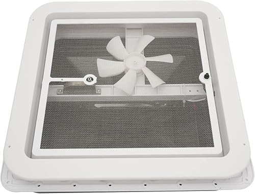 HarBin-Star Fenêtre de toit ventilée - 42 x 42 cm - Clair - Pour caravane ou camping-car, etc - Poukt