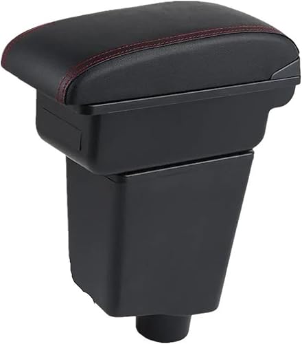 Accoudoir Console Centrale Pour Renaultes Pour Clio 4 Pour Captur Pour Clio 3 III IV 2012-2019 Accoudoir Boîte Accoudoir De Voiture Boîte Dédiée Rétrofit Intérieur Accoudoirs Boîte(A1 Black line NO US - Poukt