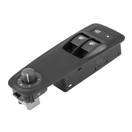 Power Master Window Switc, Interrupteur de lève-vitre électrique noir pour 735487419 6490.X9 - Poukt