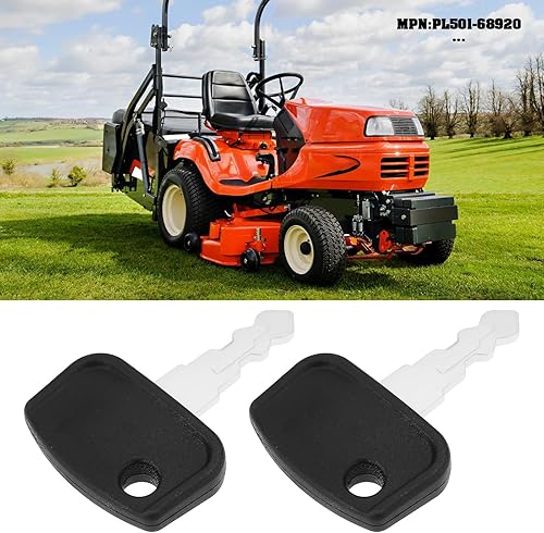 Briny River Lot de 4 Clé de Contact pour Tondeuse à Gazon PL501-68920 Compatible avec Kubota B26 BX24 BX25 BX1850 - Poukt