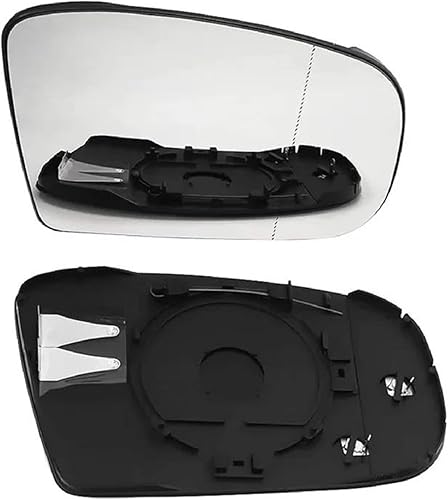 ASFDSG Verre Recul Miroir Rétroviseur Latéral Chauffant pour Mercedes pour Benz pour Classe pour S pour W220 1998 1999 2000 2001 2002 2208100321 2208100421 Verre Rétroviseur(Droite) - Poukt