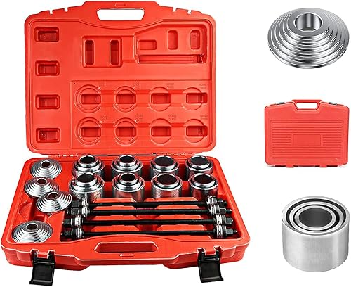 Outils universels de roulement de voiture, 36pcs Outils d'insertion de retrait de roulement de buse Outils d'insertion d'extraction de roulement Outil professionnel de retrait de roulement de bague - Poukt