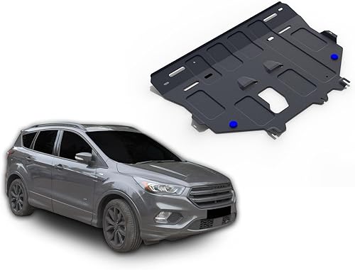 J&J AUTOMOTIVE | Protection sous Moteur Acier pour Kuga 2016-2019, Châssis de Protection de Moteur, Épaisseur 2mm, 1x Protection Moteur - Poukt