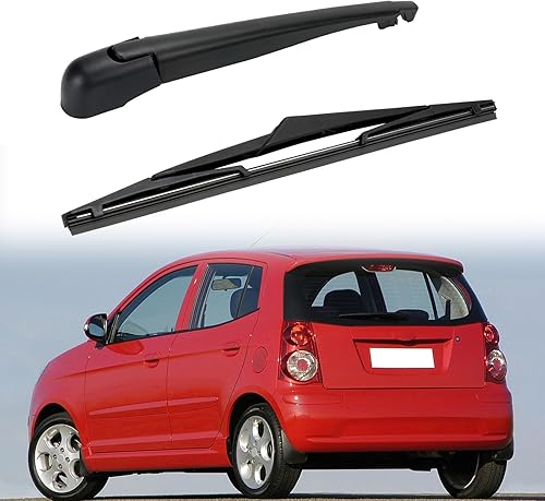 Kit D'essuie-Glace, Compatible avec Grand Modus 2004-2012 Essuie-Glace, Arrière Essuie-Glace de Lunette Arrière pour Stage 2 2003-2009, Grand Scenic 2 2003-2009, 7701056802 - Poukt