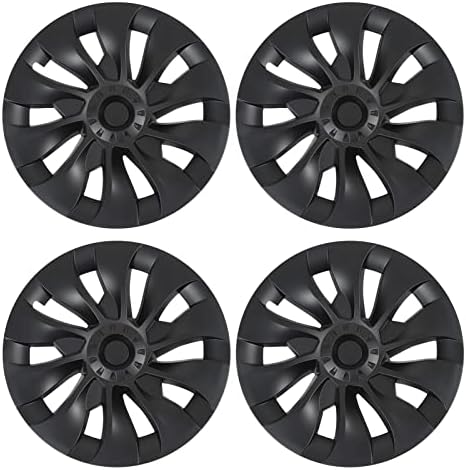 pour Roue 18 Pouces Hub Hubcap 18in Wheel Protector Cover pour 2017 à 2023 Wheel Cover Hub Jantes Cover Matte Black Cool Sporty - Poukt