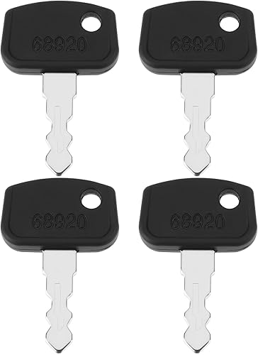 Briny River Lot de 4 Clé de Contact pour Tondeuse à Gazon PL501-68920 Compatible avec Kubota B26 BX24 BX25 BX1850 - Poukt