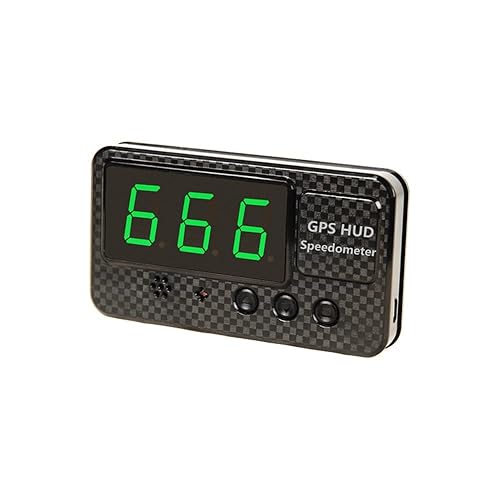 Affichage tête haute du compteur de vitesse GPS universel Riloer, affichage tête haute HUD de voiture universel, surveillance de la vitesse GPS, compteur de kilométrage d'alarme de survitesse - Poukt