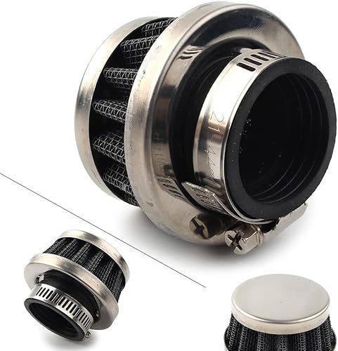 FSFY Filtre à air de rechange universel pour moto 32 mm - Convient pour moto tout-terrain, scooter, cyclomoteur TaoTao, Buyang, NST, BMX pour HONDA pour Suzuki pour Kawasaki pour Yamaha - Poukt
