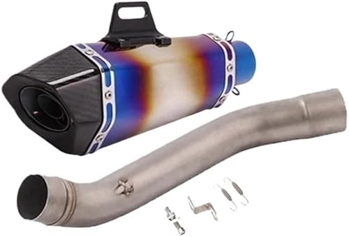 Echappement Silencieux Moto Tuyau pour Z750 2004-2008 Pot D'échappement De Moto 51mm Silencieux sans Lacet Moyen Lien Tuyau Silencieux Silencieux D'échappement Silencieux - Poukt
