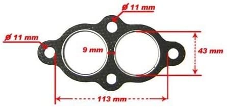 Joint de sortie du collecteur d'échappement pour BMW Série 3 E30 E36 E46 et Série 5 E34 - moteurs M40 M43 - Poukt