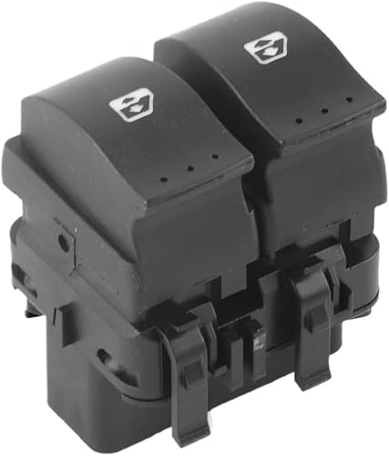 ORBANA Commutateur Commande fenêtre Double Interrupteur de Commande de lève-vitre Double Bouton de Commande de lève-vitre électrique Double Interrupteur pour Clio II 2 8200 060 045 - Poukt