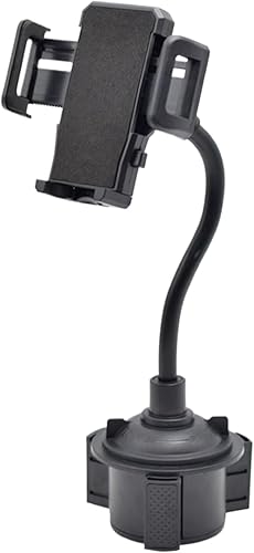 Porte-téléphonie de tasse pour camion, support de tasse de téléphone pour la voiture | Support de téléphone portable automatique - Support de téléphone de support de coupe extensible 2 en 1 pour les m - Poukt