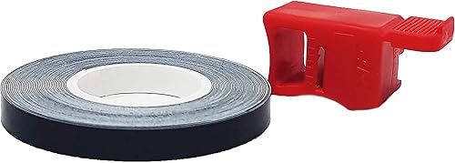 4R Quattroerre.it Bandes Wheel Stripes Réfractifs pour les Jantes des Motos, Noir, 7 mm x 6 mt - Poukt
