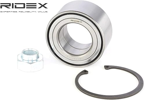 RIDEX Kit de roulement de roue 654W0344 des deux côtés de l'essieu avant Diamètre intérieur: 40mm Diamètre extérieur: 72mm - Poukt
