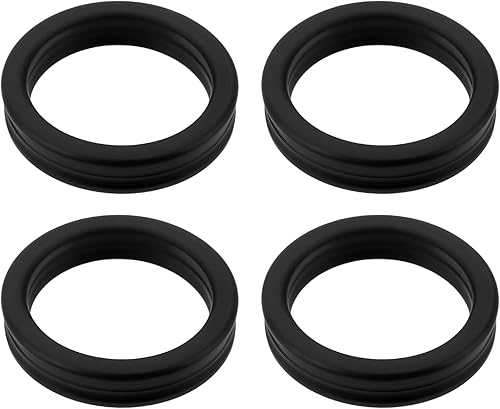 Briny River Lot de 4 joints toriques pour tuyau d'eau de voiture 06B121687 compatible avec Audi A1 (2011-2015) Sportback (2011-2015) A3 (1996-2012) 26,5 x 20,5 x 5,35 mm Noir - Poukt