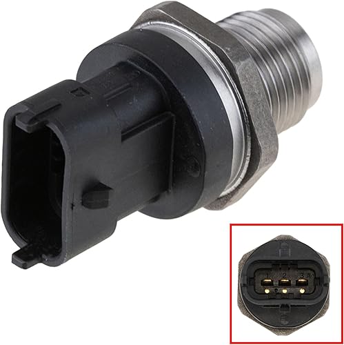 Partsline Capteur pression carburant Common Rail pour moteurs diesel 1.9, 2.2, 2.5 dCi/CDI équivalent à 0061537828, 7701068400 - Poukt