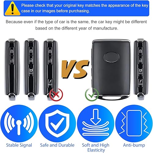 LbsAMP Coque Clé de Voiture 4 Boutons Compatible avec Mazda 3 6 CX30 MX30 CX9 X9 CX4 CX5 X5 CX8 MX5 SS30 Protège Clef de Voiture avec Porte Clés Télécommande Housse Coque de Protection Silicone - Poukt