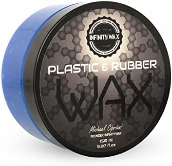 Infinity Wax Cire en plastique et caoutchouc, 200 ml, restore et scelle le plastique et le caoutchouc, finition professionnelle, restaurateur de garnitures - Poukt