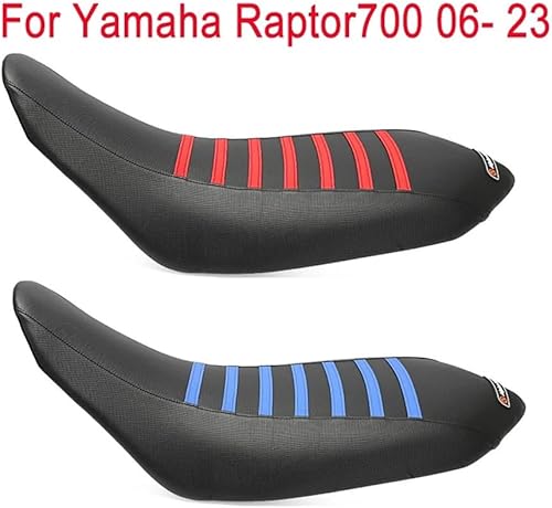 Housse Selle Moto Housse De Siège De Moto en Caoutchouc Côtelé, Imperméable, Souple, Antidérapante, Motif De Grain, pour Ya&maha Raptor 700 700 R 2006 – 2023 - Poukt