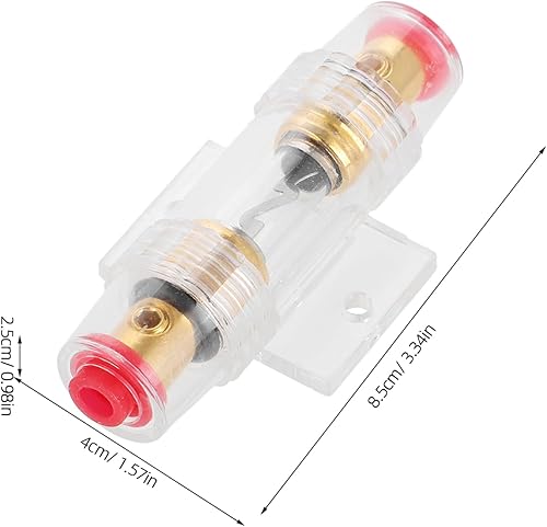 Ipetboom 40A Porte Fusible Audio de Agu Connecteur de Fusible pour Amplificateur Protection pour Systèmes Audio Améliorez Performance et Prévenez - Poukt