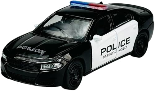 Welly Dodge Charger R/T Berline Police Police Noir à partir de 2016 env. 1/34-1/39 Modèle de voiture en métal - Poukt
