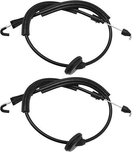 Lot de 2pcs Câbles de Poignée de Porte 3U0837085 3B0837085E Compatible avec VW Passat B5 1996-2005 Bowden Téléphérique Loquet de Verrouillage de Porte Accessoires - Poukt