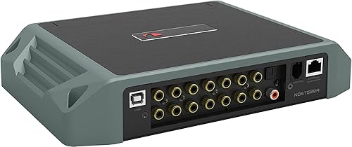 Nakamichi NDST500A Amplificateur de Voiture de Puissance de Traitement de Signal numérique stéréo de Voiture DSP 6 canaux Haut 12 canaux entrée de Bas Niveau Externe Bluetooth Optique coaxial - Poukt