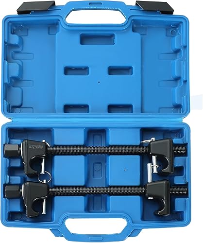 ATPEAM Compresseur de Ressort Amortisseur 2 Pièces 300mm, Outil Compresseur Ressort Amortisseur avec Coffret Rouge pour Suspension de Voiture - Poukt