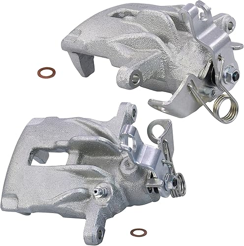 BESTPRICE 2X étrier de Frein arrière Gauche et Droit étrier de Frein Poing sans Support, Compatible avec Nissan NV300 (X82), PRIMASTAR (X83), Opel VIVARO A (X83), VIVARO B (X82), Renault TRAFIC - Poukt